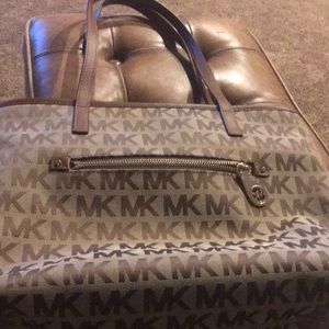Michael kors tan/brown purse
